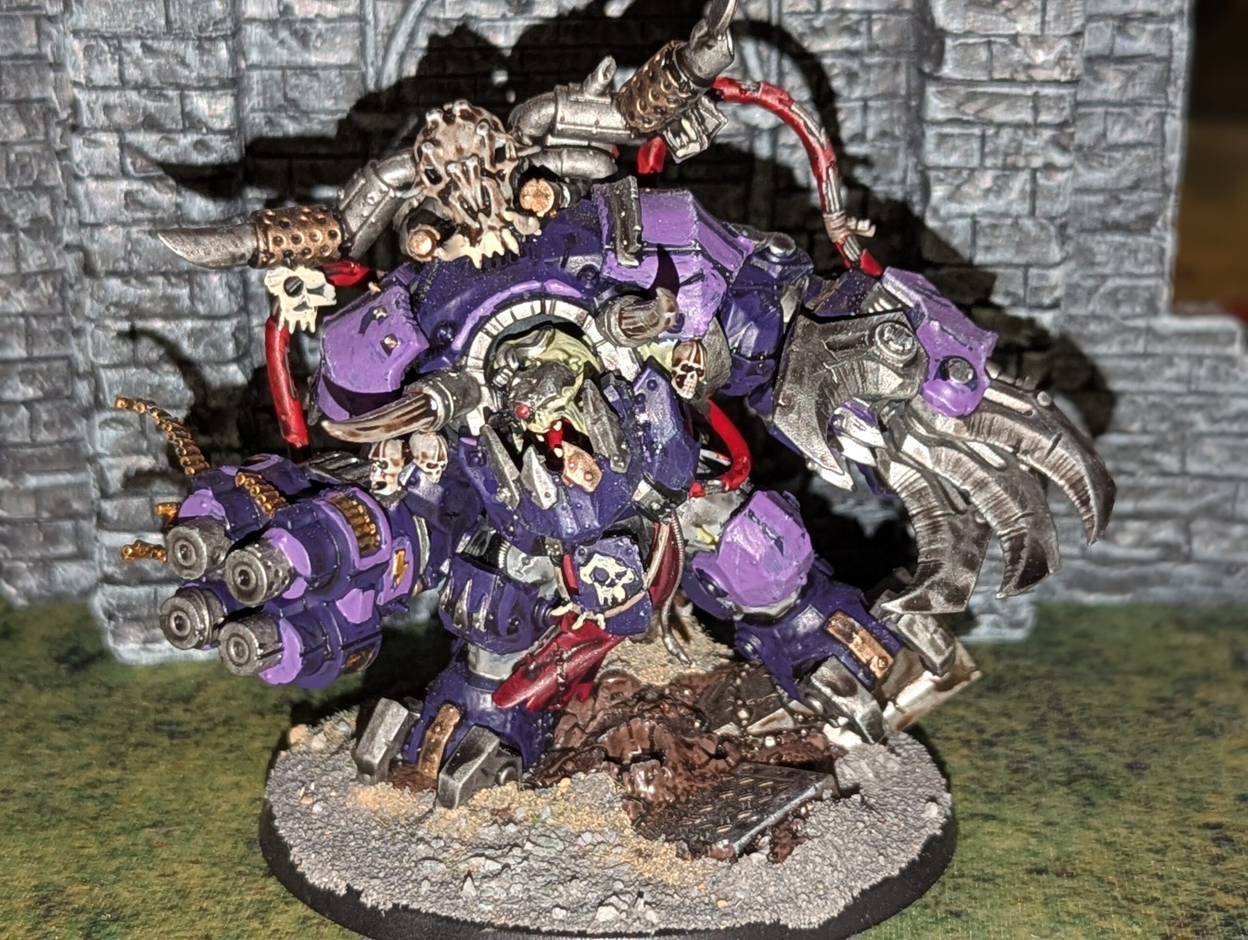 Ghazghkull Thraka painted