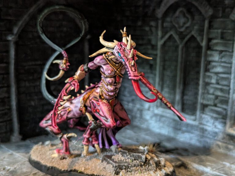 Slaanesh Fiend 2 painted