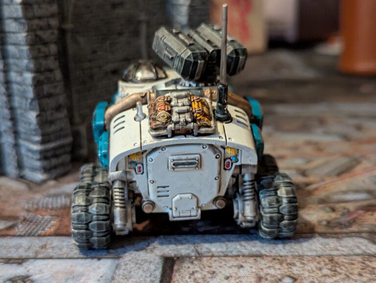 Sagitaur painted back view