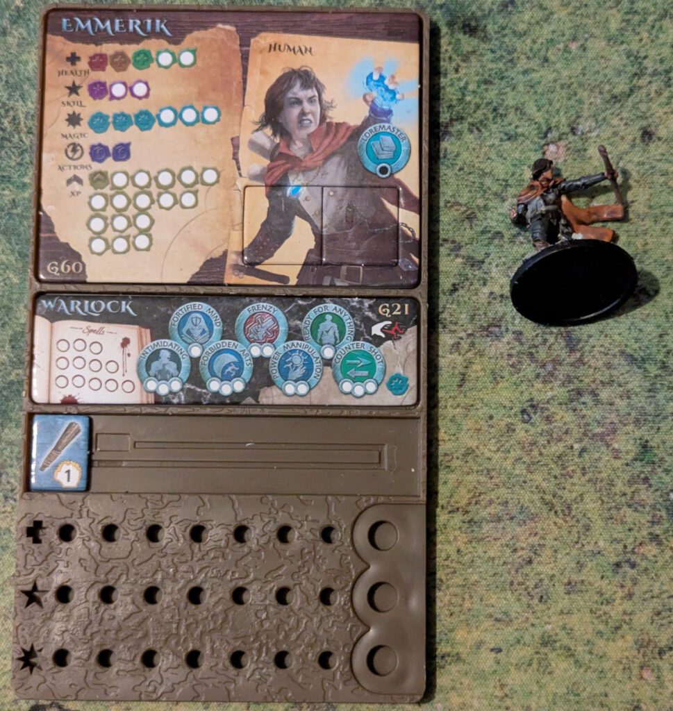 Emmerik miniature and adventurer board