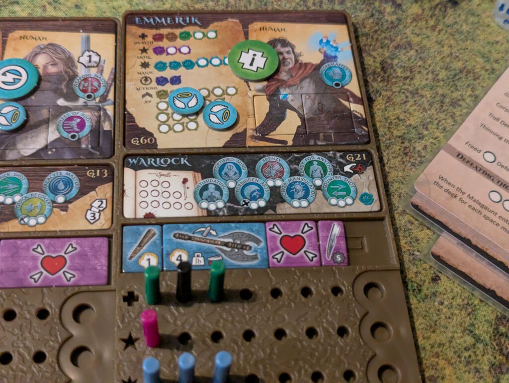 Emmerik stats after rest turn 4