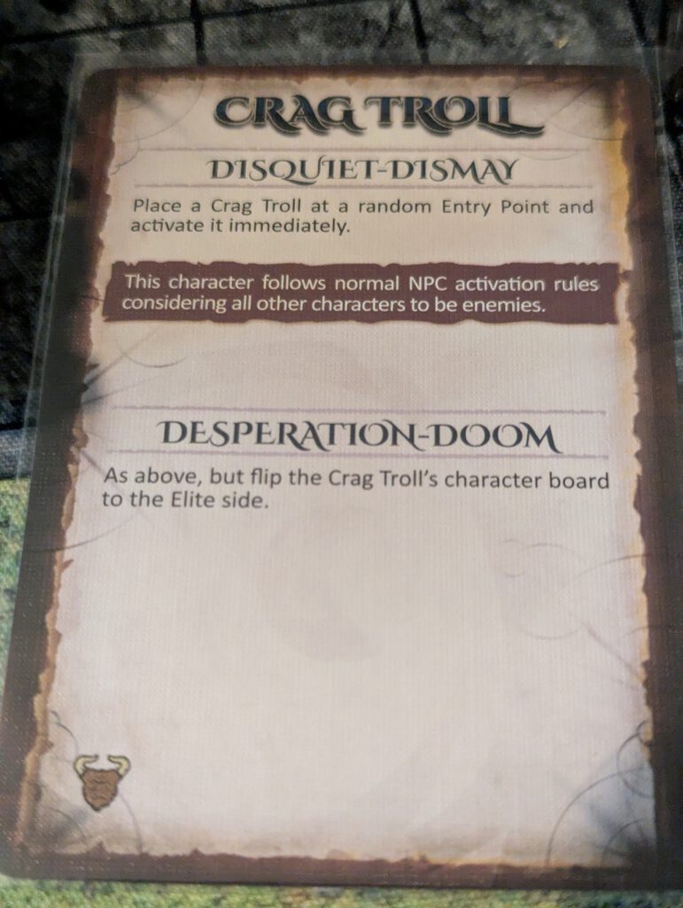 Crag troll event card