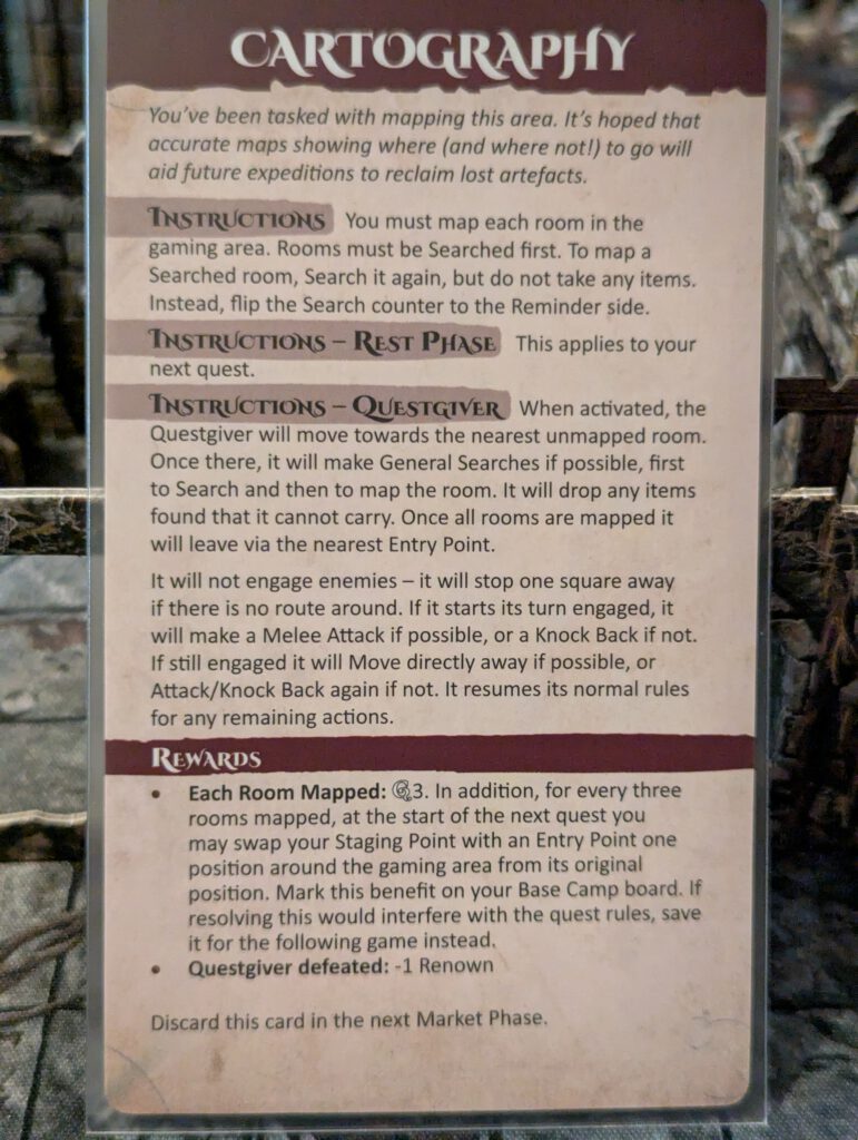 Cartograhpy sidequest card