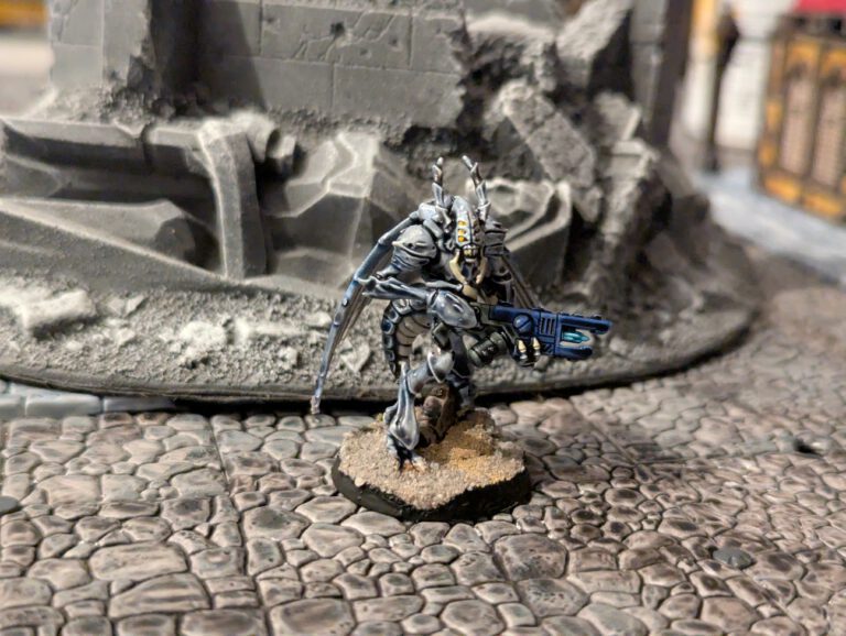 Model standing on ground