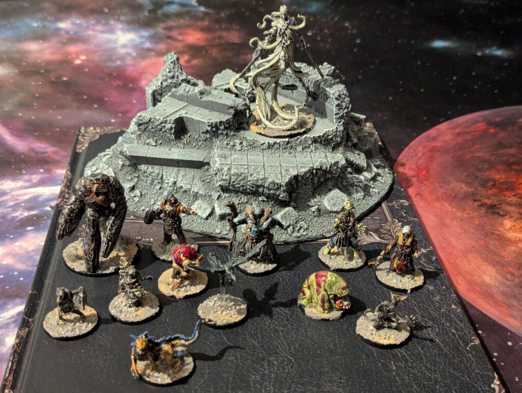 All miniatures from The Forbiden Creed Expansion