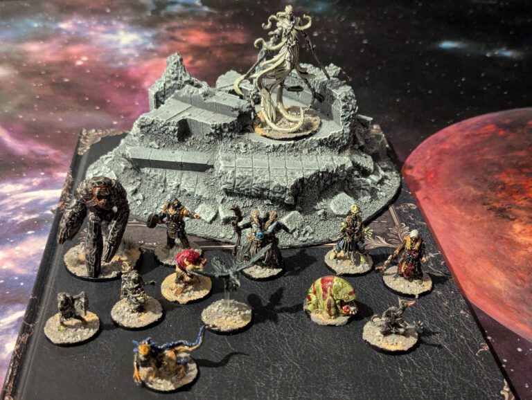 All miniatures from The Forbiden Creed Expansion