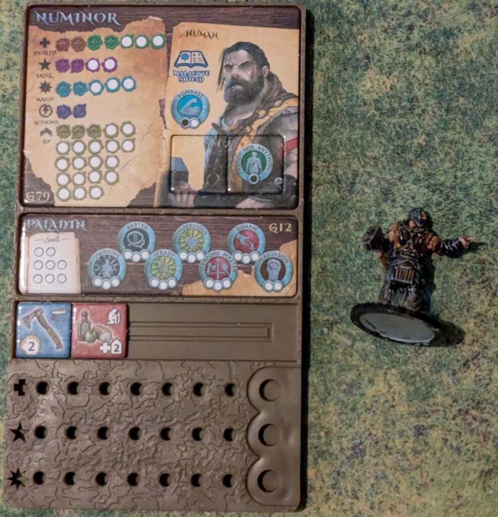 Numinor miniature and adventurer board