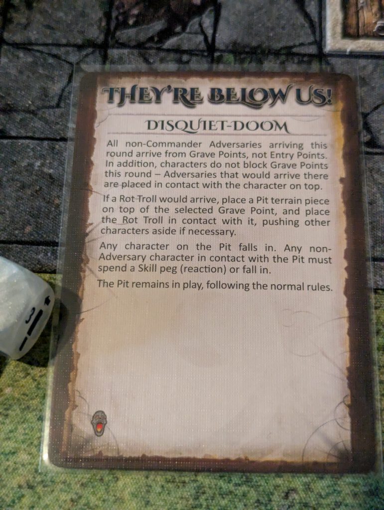 They are below us event card