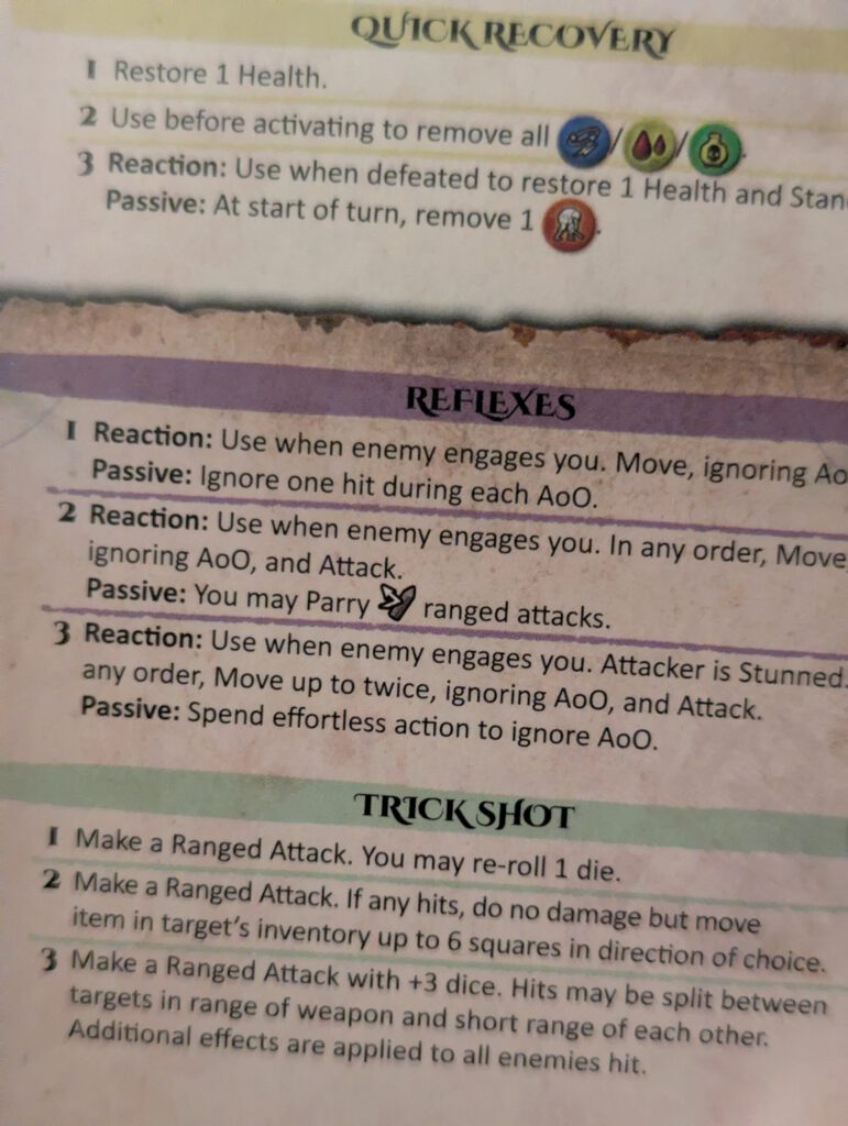 Reflex skill level 2 turn 6