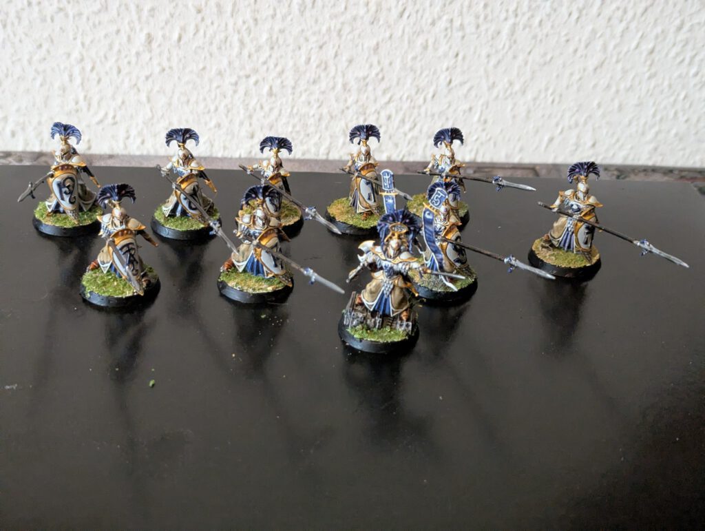 Vanari Auralan Wardens full unit painted