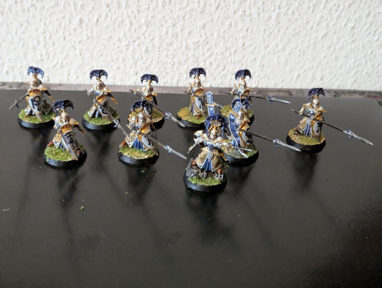 Vanari Auralan Wardens full unit painted