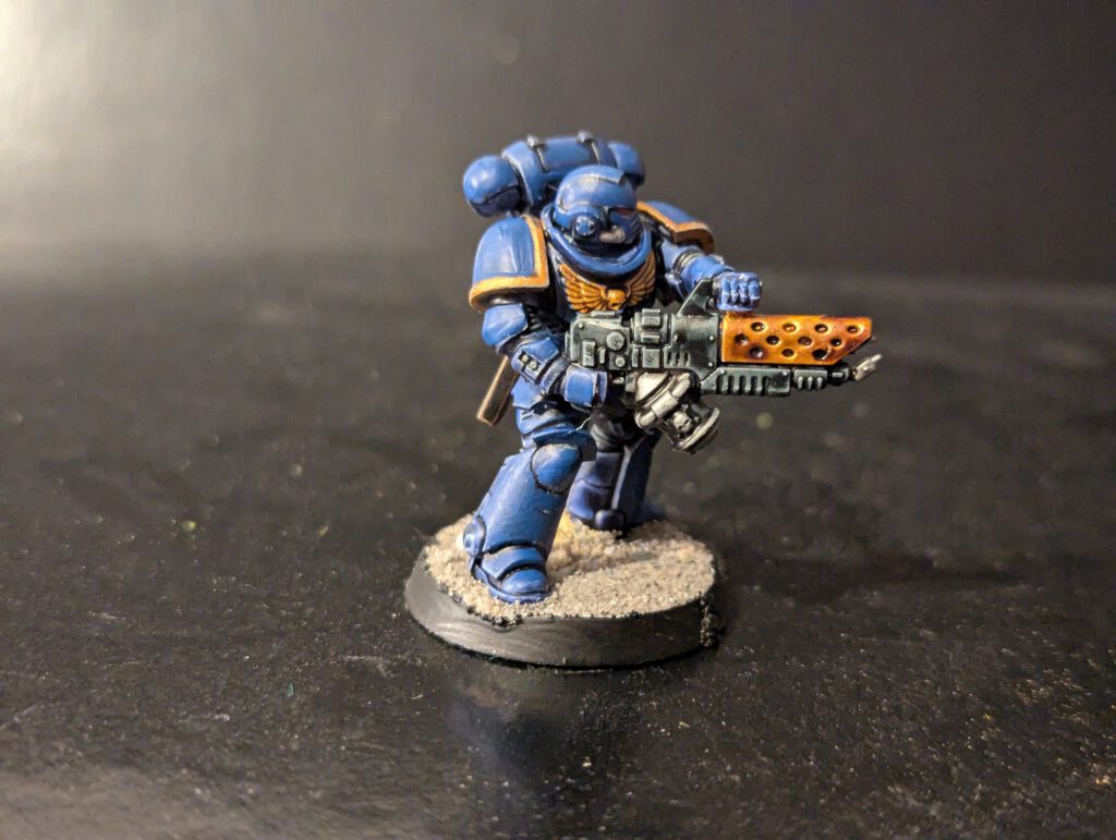 Infernus Marine 1 painted from a front angle