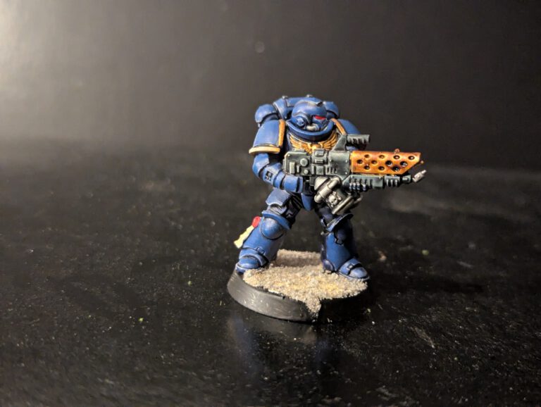 Infernus Marine 4 painted from a front angle