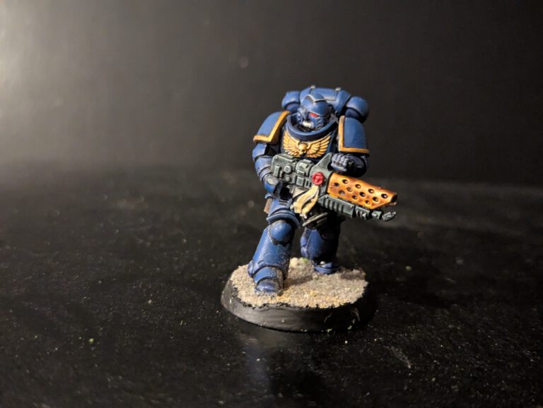 Infernus Marine 3 painted from a front angle