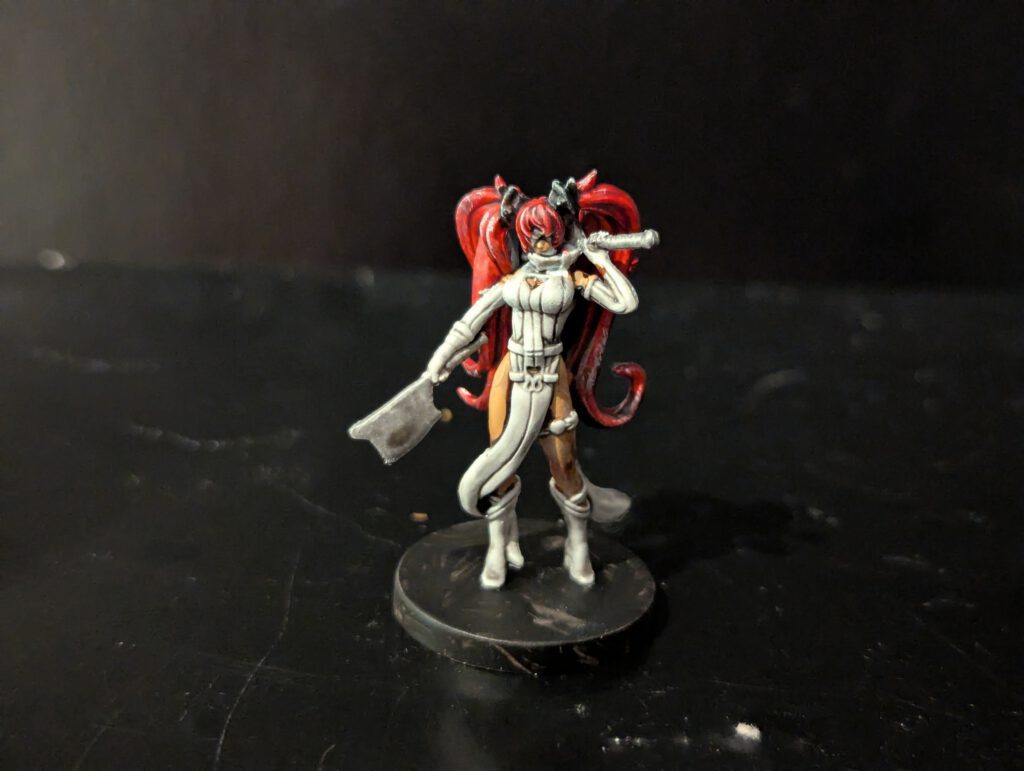 Aisling Dryks painted with a white color palette.