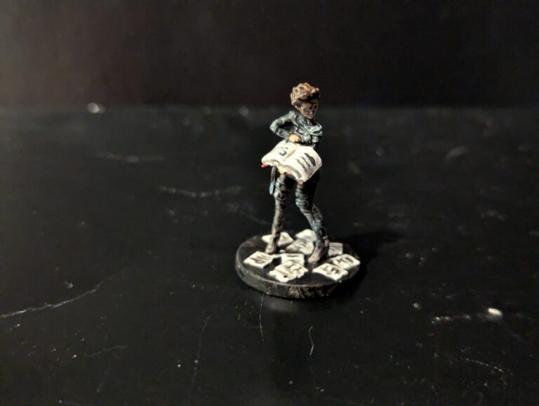 Justice Bouchard, featuring her book and ripped out pages.