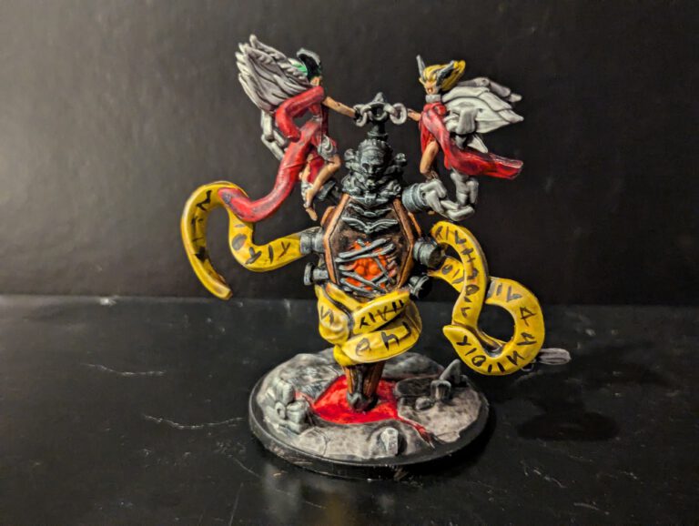 A detailed paint job of the Obscene Rescindo