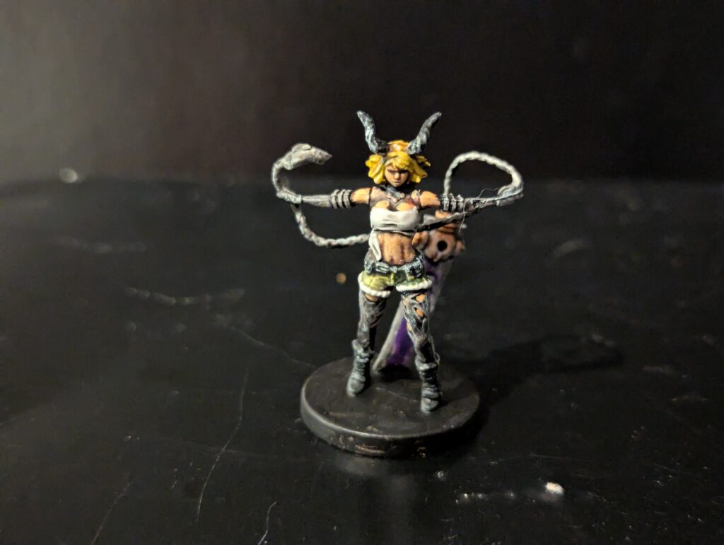 Nightingale’s sister Shayliss, painted.